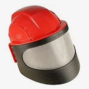 Strahlschutzhelm, geschlossen