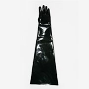 Arm-Schutzhandschuh, PVC, schwarz