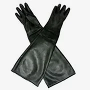 Arm-Schutzhandschuh, Neopren, schwarz